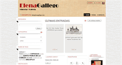 Desktop Screenshot of elenagallego.com